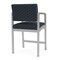 Lesro Lenox Steel Hip Chair Metal Frame, Silver, RS Night Sky Upholstery LS1161 - alternate 3
